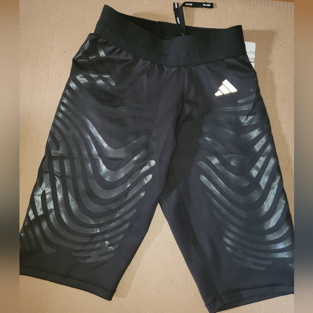 Adidas Adizero biker Black shorts XS - Picture 2 of 14